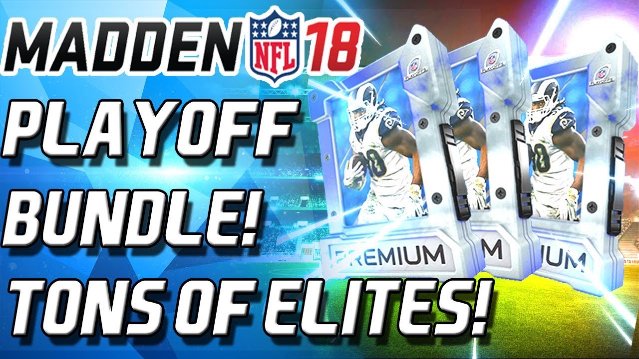PLAYOFF PACKS! TONS OF ELITES! FALCONS WIN! - Madden 18 Ultimate Team