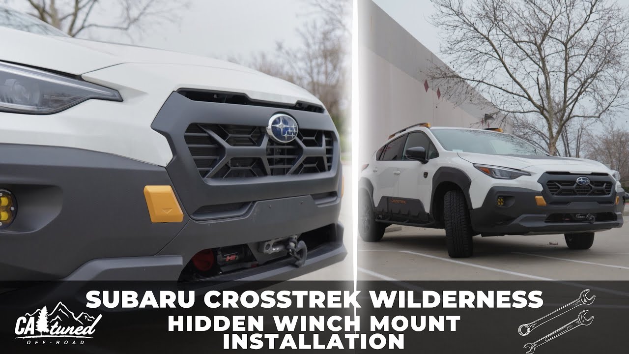 CAtuned Off-road | Установка скрытой лебедки на Subaru Crosstrek Wilderness