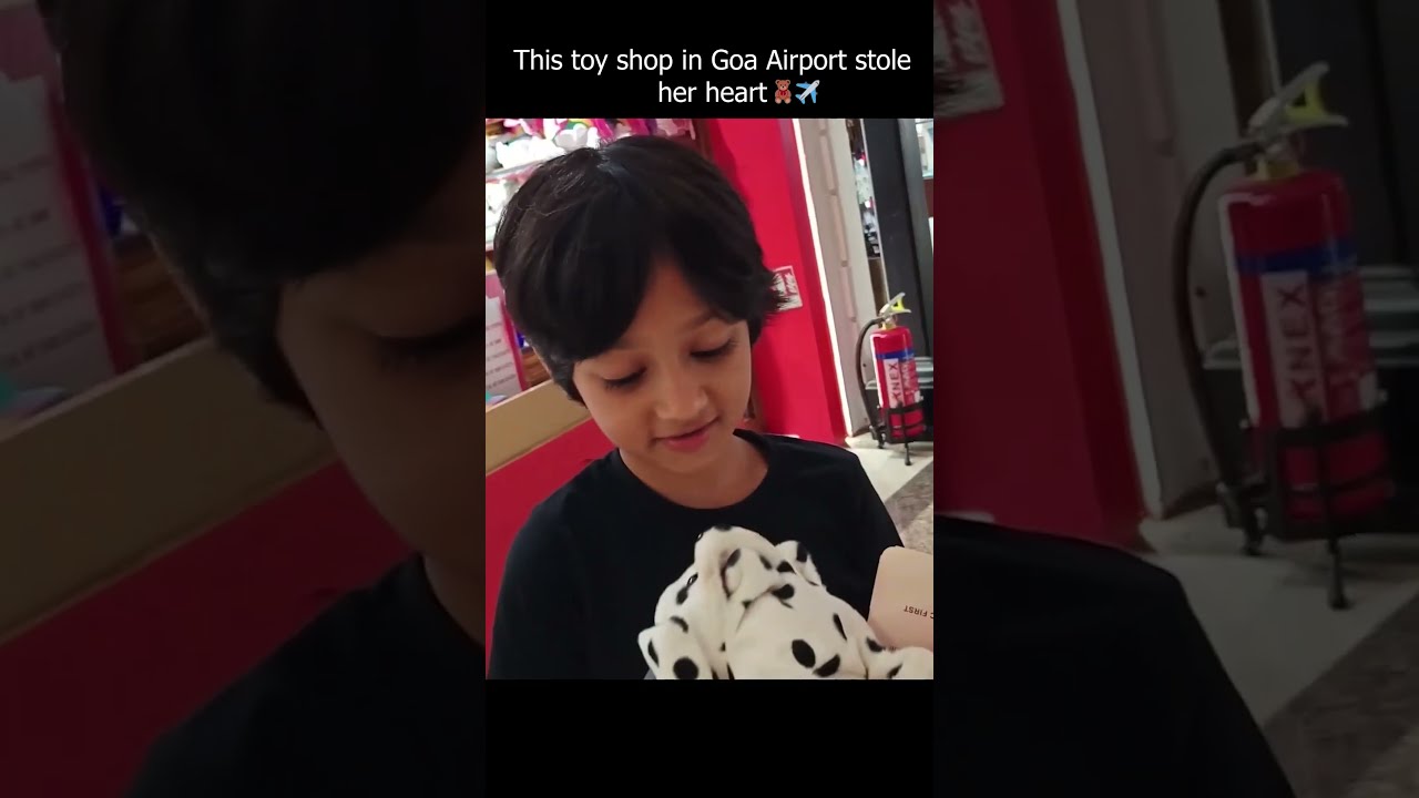 This toy shop in Goa Airport stole her heart 🧸✈️
