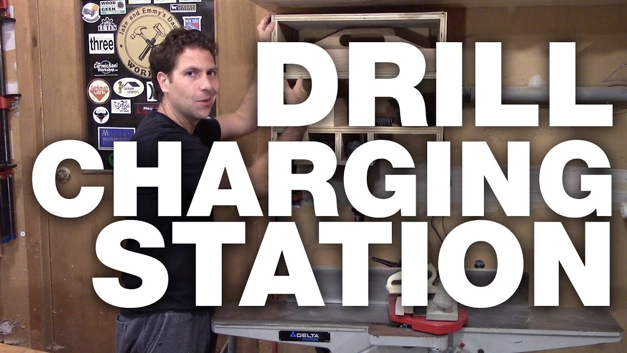 Drill Charging Station featuring the TrueTrac Saw system
