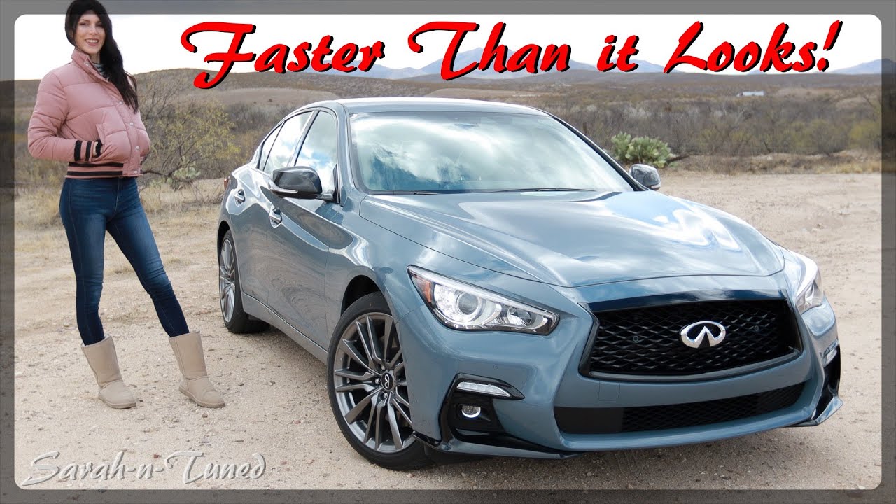 TOTAL SLEEPER! The 4 Door Baby GTR // 2021 Infiniti Q50 Red Sport Review