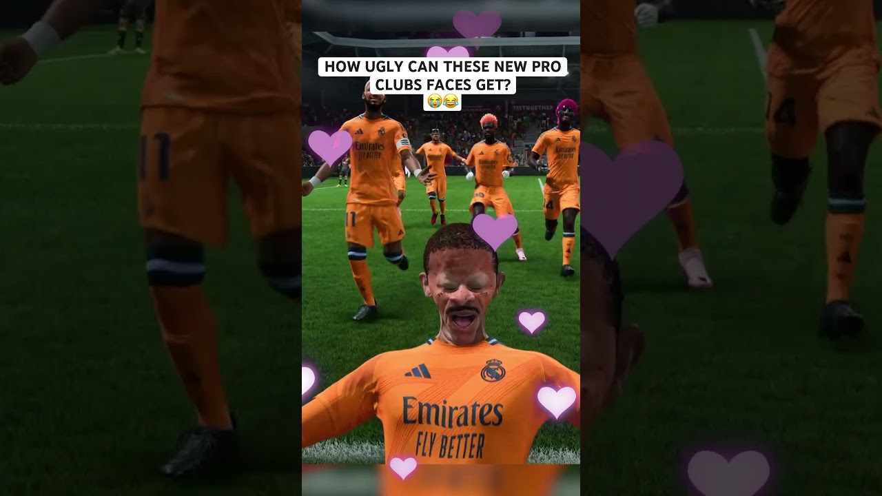 FC 25 PRO CLUBS FACES BE LIKE.😅😂 #eafc25 #proclubs #fc25 #football #shorts