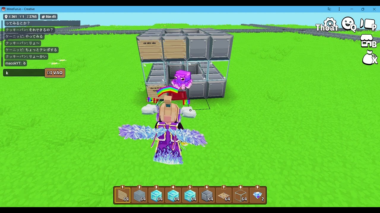 bẫy trong minefun.io