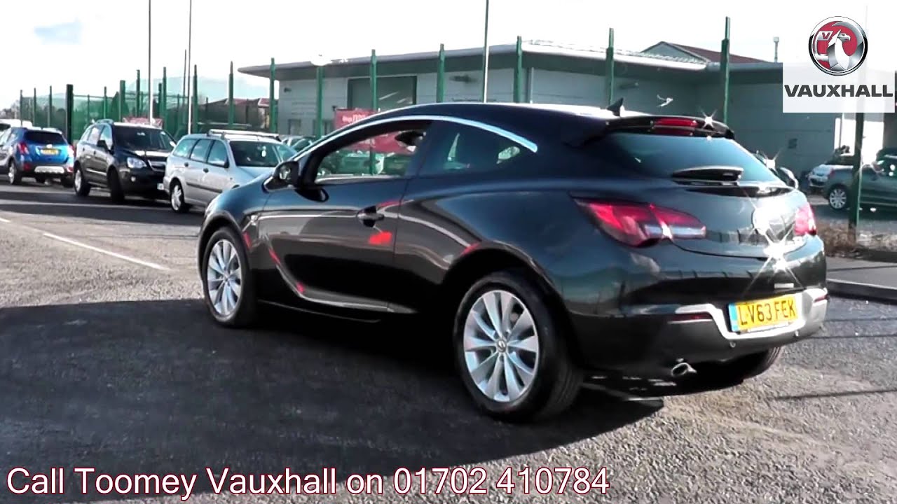 2013  Vauxhall Astra GTC  SRi  2l black LV63FEK for sale at Toomey Vauxhall Southend