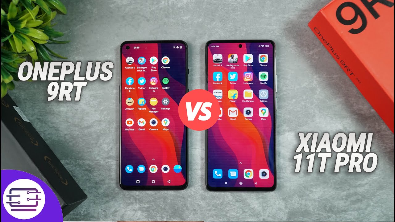 OnePlus 9RT vs Xiaomi 11T Pro Speedtest Comparison