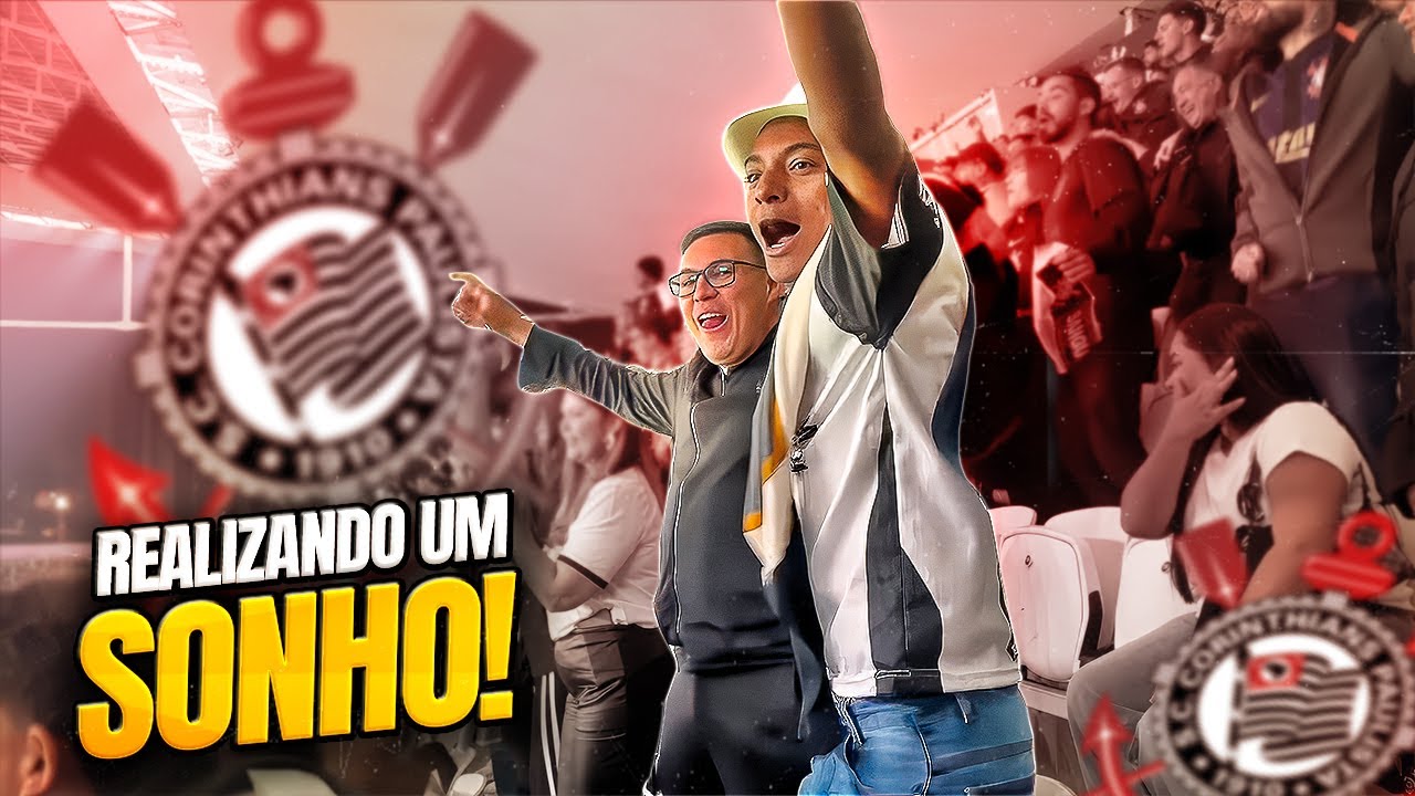 BETO TIZIU FOI NO ARENA CORINTHIANS REALIZAR SEU SONHO 😂😂 | BETO TIZIU