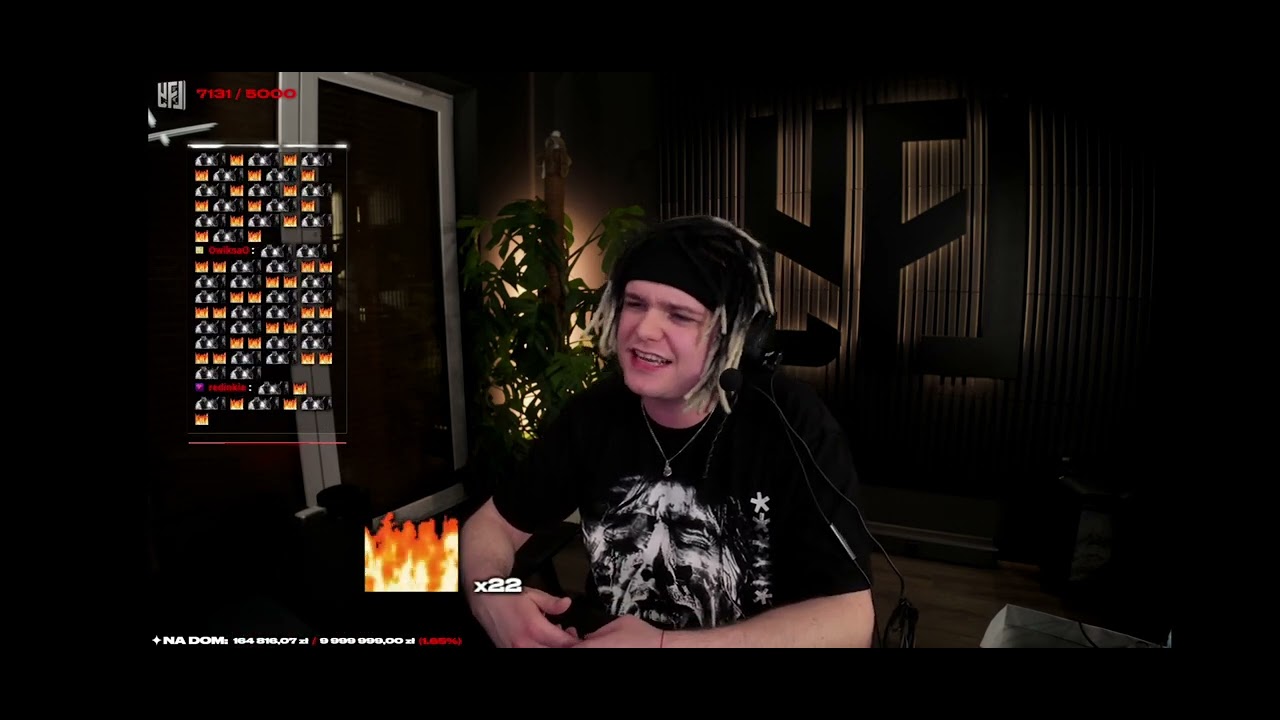 Multi śpiewa na streamie bez serca