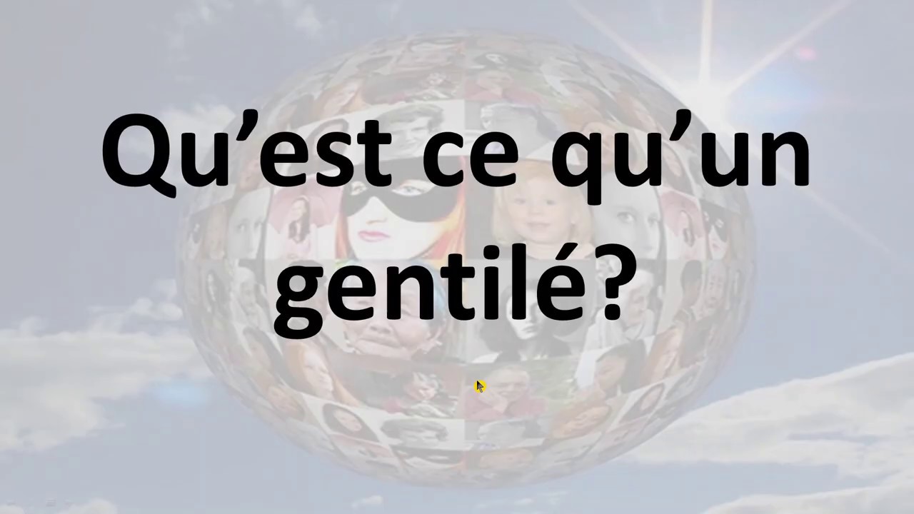 les gentilés