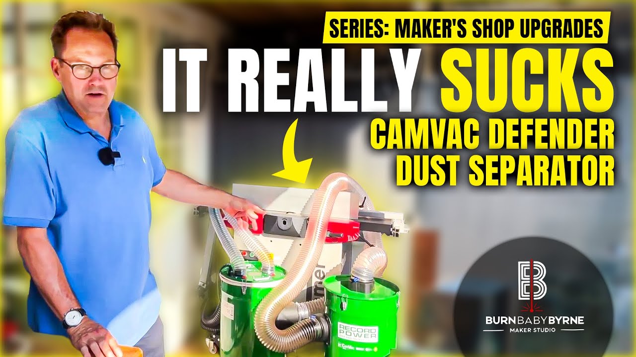 02 Record Power CamVac Defender 55 litre Interceptor Dust Separator - First Results