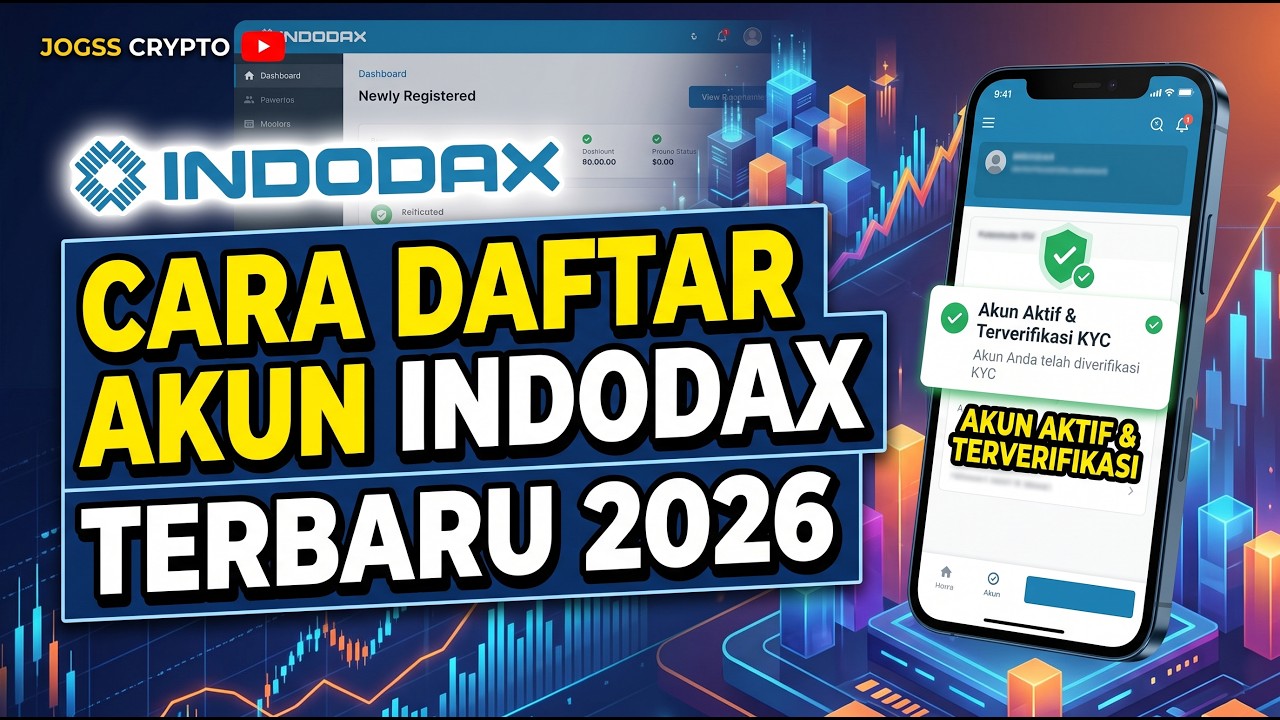 Cara Daftar INDODAX Terbaru 2026 | Registrasi Akun & Verifikasi KYC Lengkap Sampai Berhasil