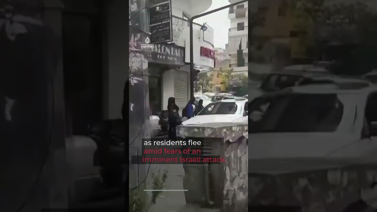 Residents flee Beirut&rsquo;s southern suburbs as Israel orders strikes