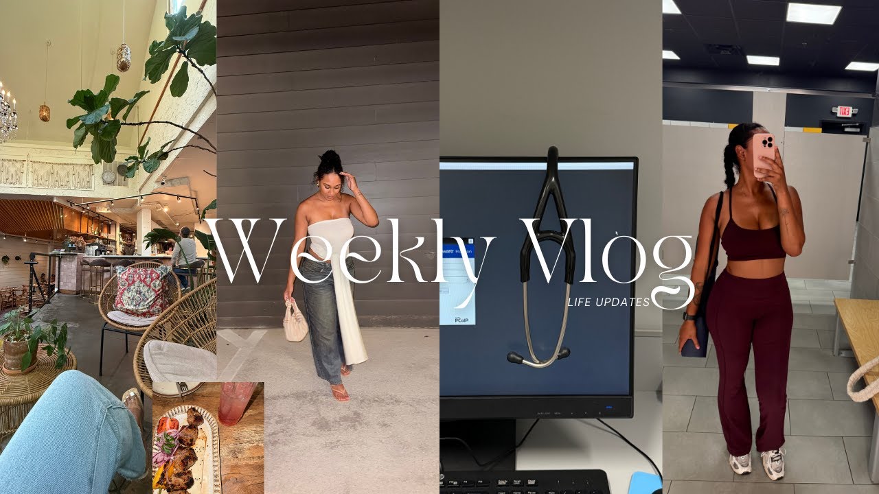 weekly vlog |  reflecting on my first year as a NP, pilates, work-life balance🌱
