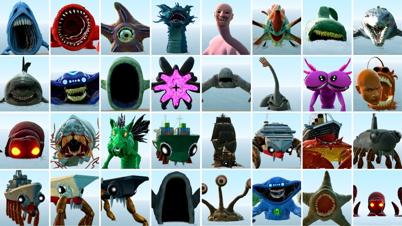 Which Giant Sea Monster Creature Is The Strongest Sea Monster In Garry's Mod?