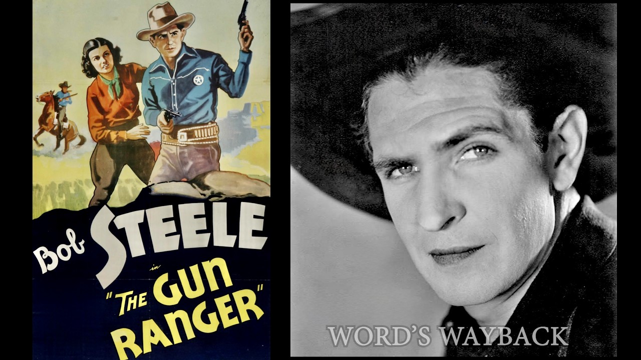 Battling Bob Steele fights corrupt Justice System as THE GUN RANGER! Classic western movie hero! WOW