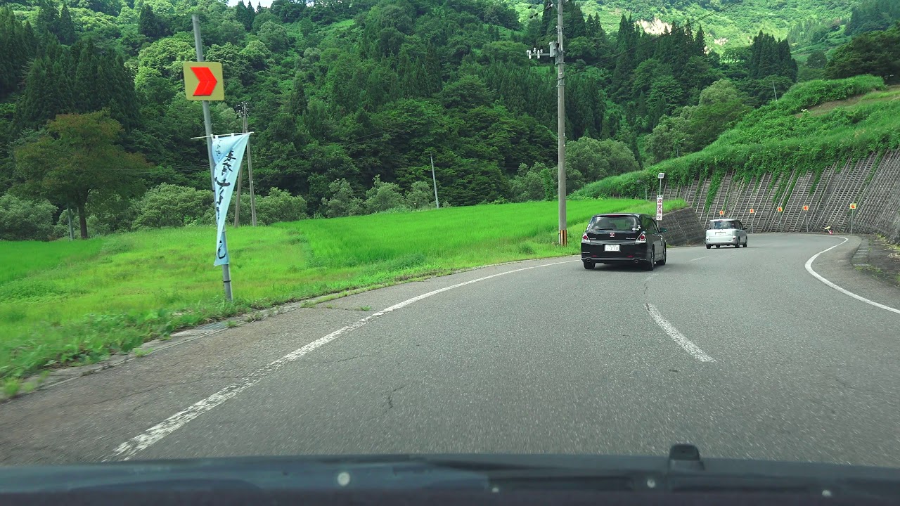 4K　関越道・塩沢石打IC→新潟県上越市内の一般道　国道353号→国道253号　新潟県南魚沼市→十日町市→上越市