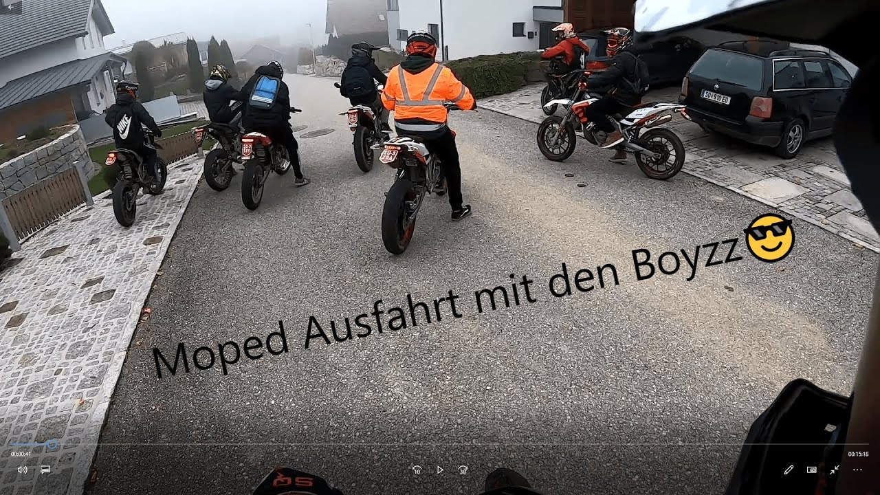 Moped Ausfahrt mit den Boyzz!😎 Frau will Polizei anrufen!😨