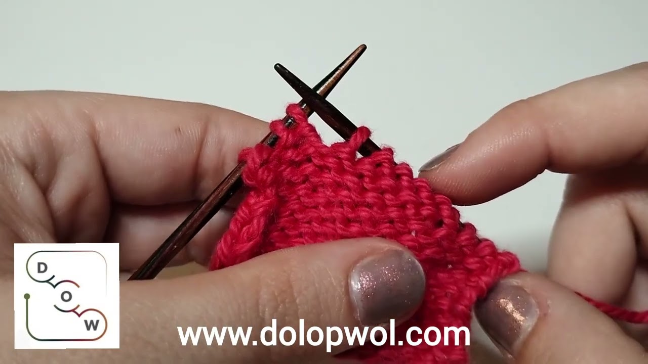 Verkorte toeren breien, Wrap & Turn