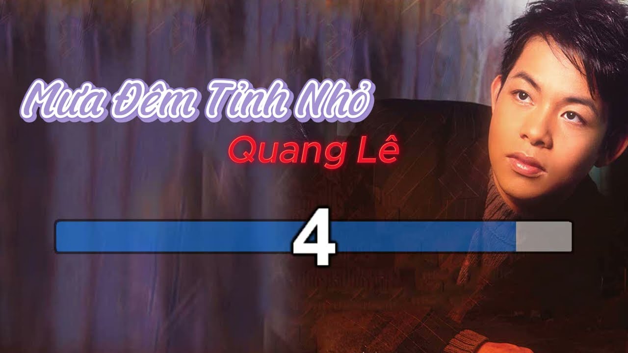 Karaoke Mưa Đêm Tỉnh Nhỏ - Quang Lê (Beat Chuẩn Chất Lượng Cao)