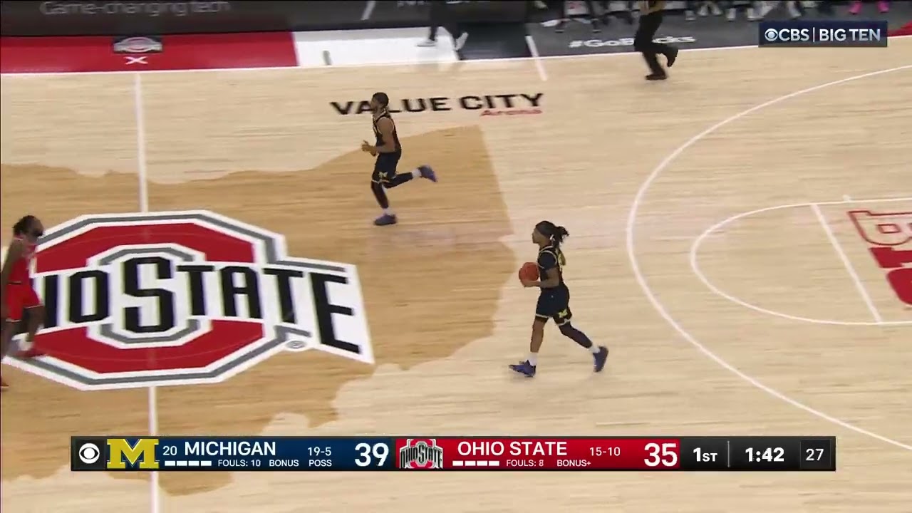 LJ Cason 2024-2025 Season Makes - Michigan - NCAA