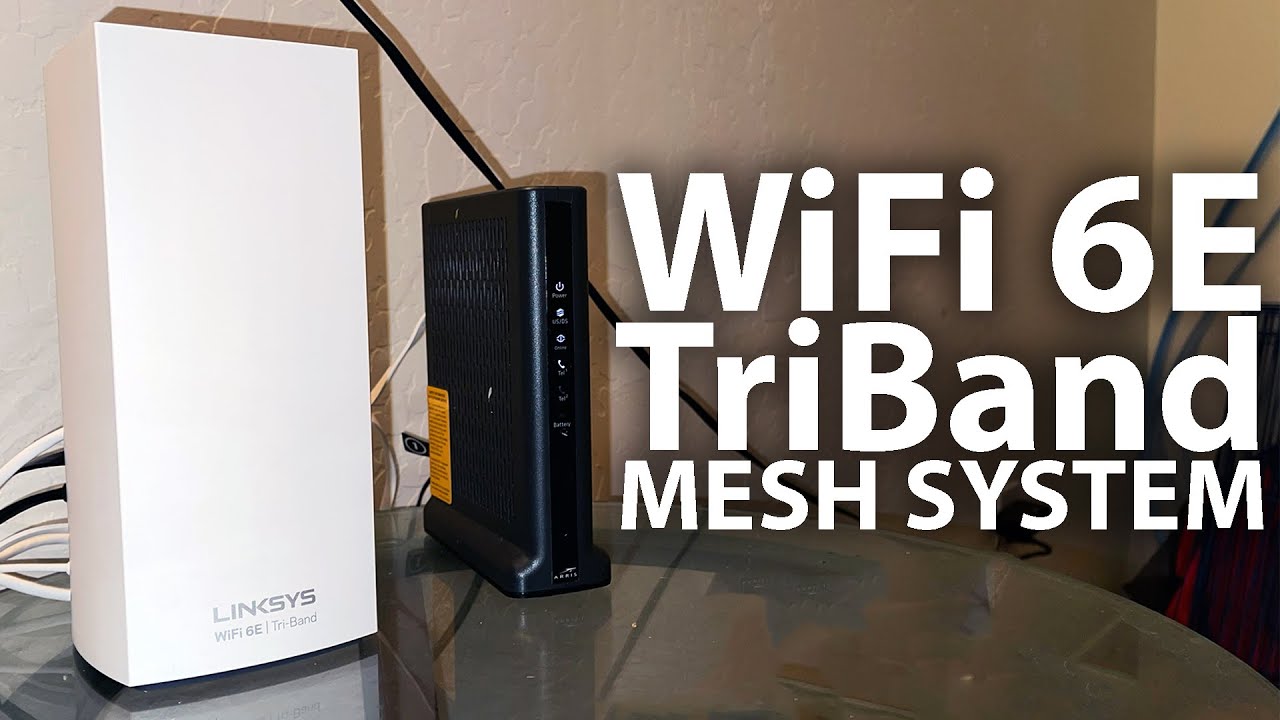 Домашняя сетчатая система Linksys Atlas Max WiFi 6E Velop Router (MX8500)