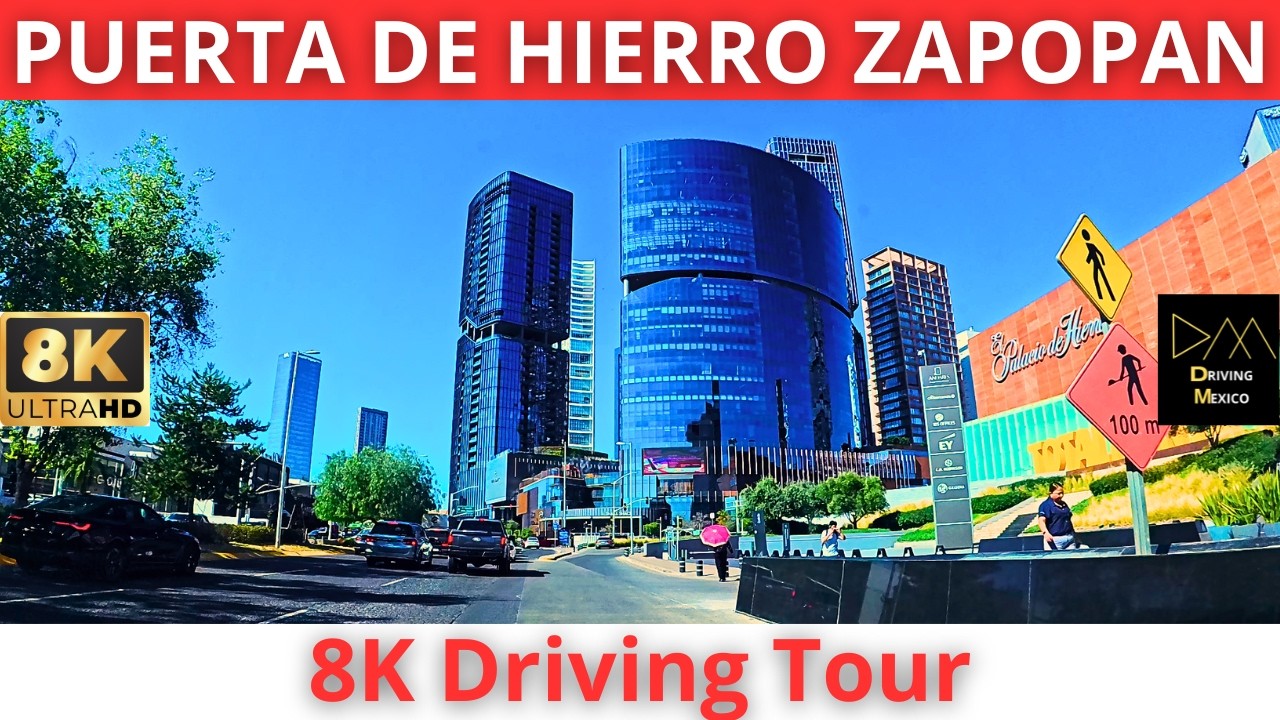 Manejando en ZAPOPAN 2026 por ZONA ANDARES PUERTA DE HIERRO en 8K 🇲🇽