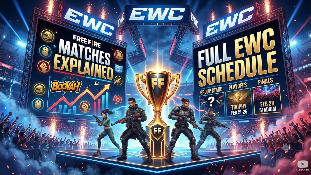 Free fire Esport world cup schedule matches Explained #freefire #ewc2026 
