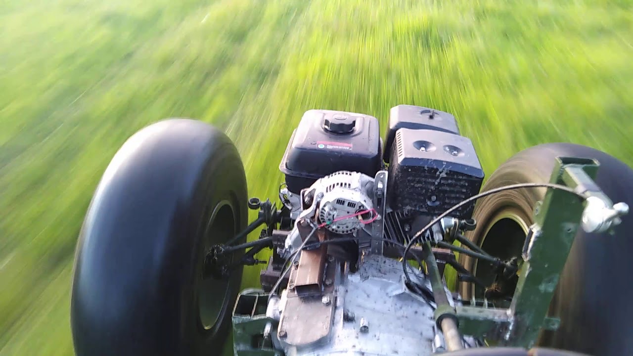 #Самодельный каракат #2wd с двигателем от мотоблока 2 часть