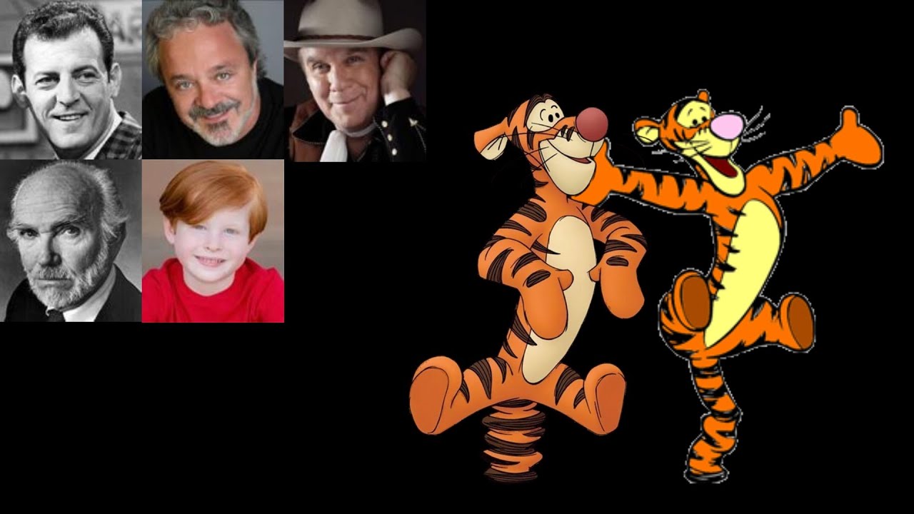 Animated Voice Comparison- Tigger (Winnie The Pooh)