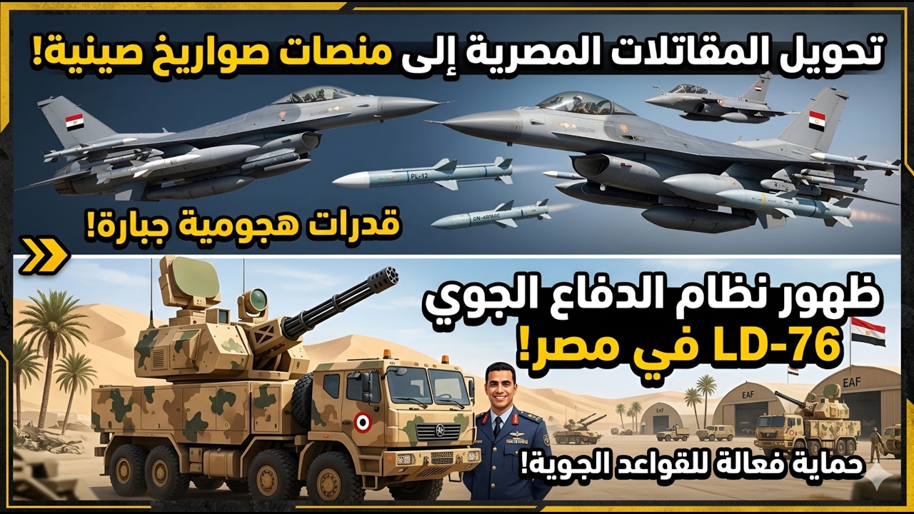 الميج المصرية بروح صينية خطة دمج الصاروخ CM-400 مفاجأة ظهور مدفع القناص الصيني داخل مصر