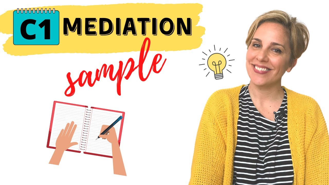 DO A WRITTEN MEDIATION TASK WITH ME! - C1 level