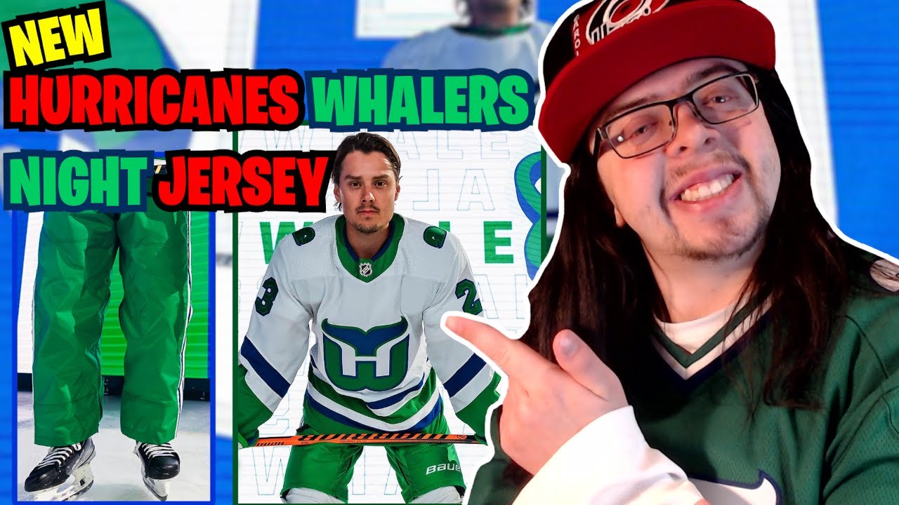 *NEW* Carolina Hurricanes Hartford Whalers Night Jersey!