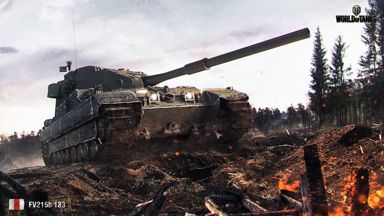 FV215B 183 I ПУТЬ К ТРЁМ ОТМЕТКАМ НА ТОКСИЧНОЙ БАБАХЕ I ¯\_( ͡° ͜ʖ ͡°)_/¯