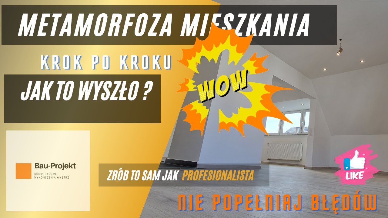 Metamorfoza mieszkania w bloku #remonty