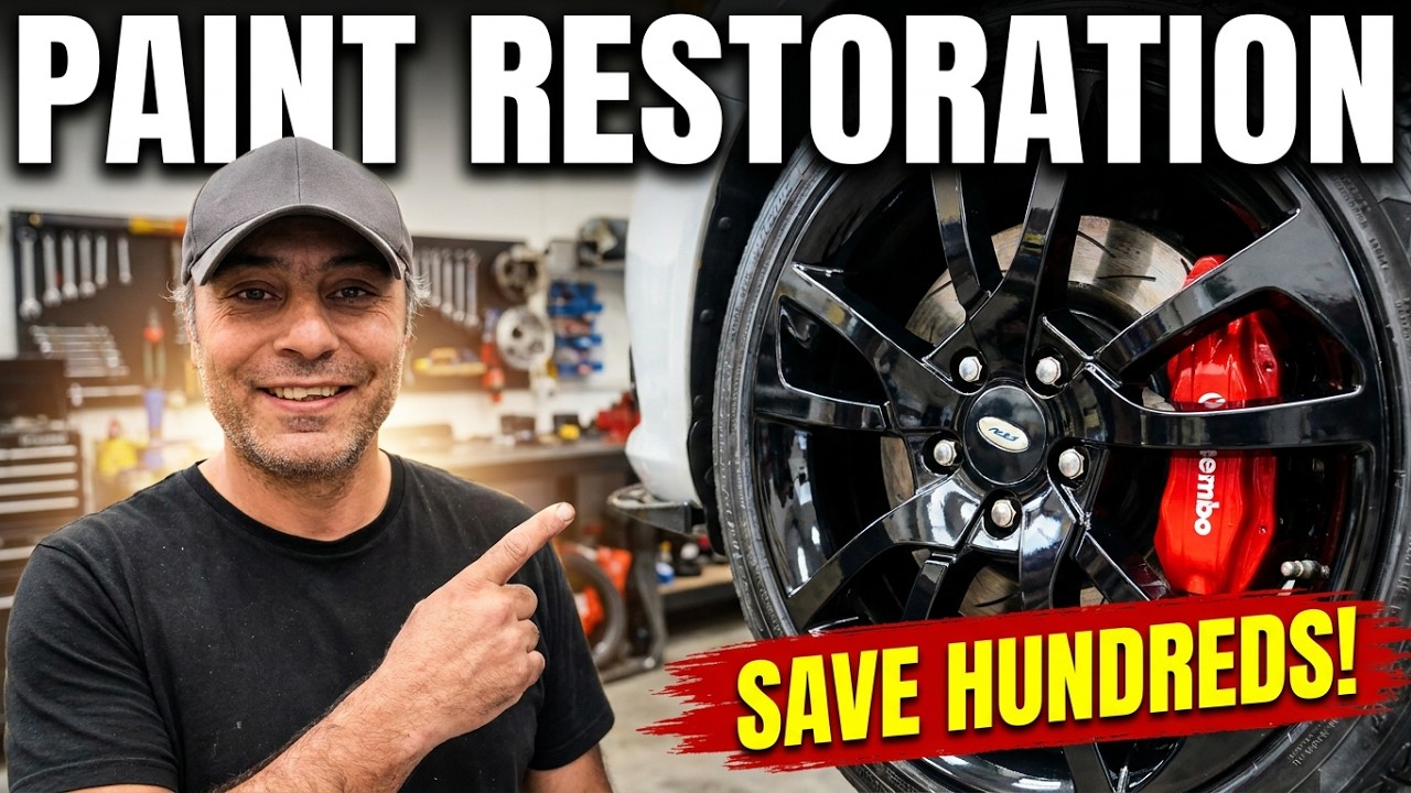 We Fixed This Paint Disaster on Ford XR6 Callipers & Rims Full Strip & Repaint