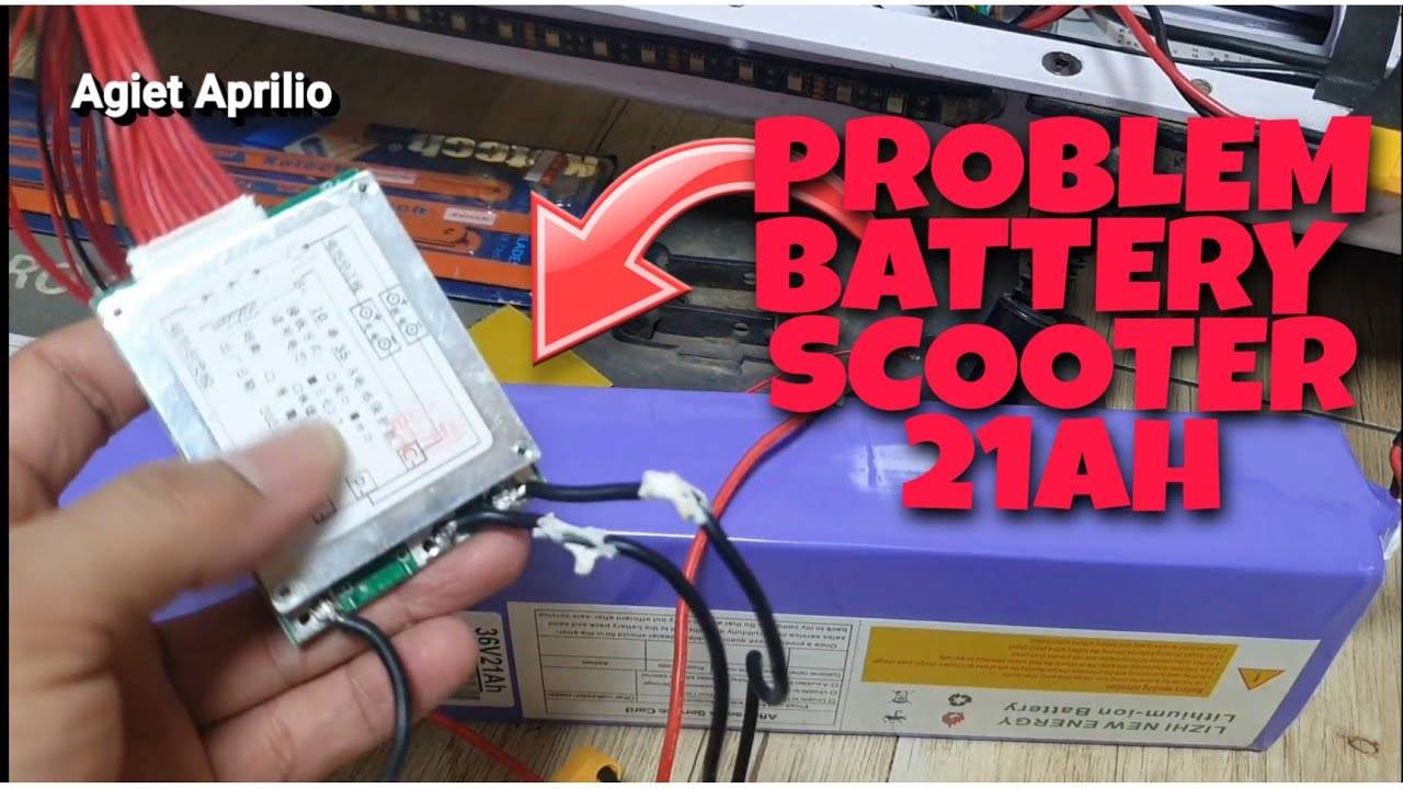 sekuter 36 volt 21 ah baterai error | solusi