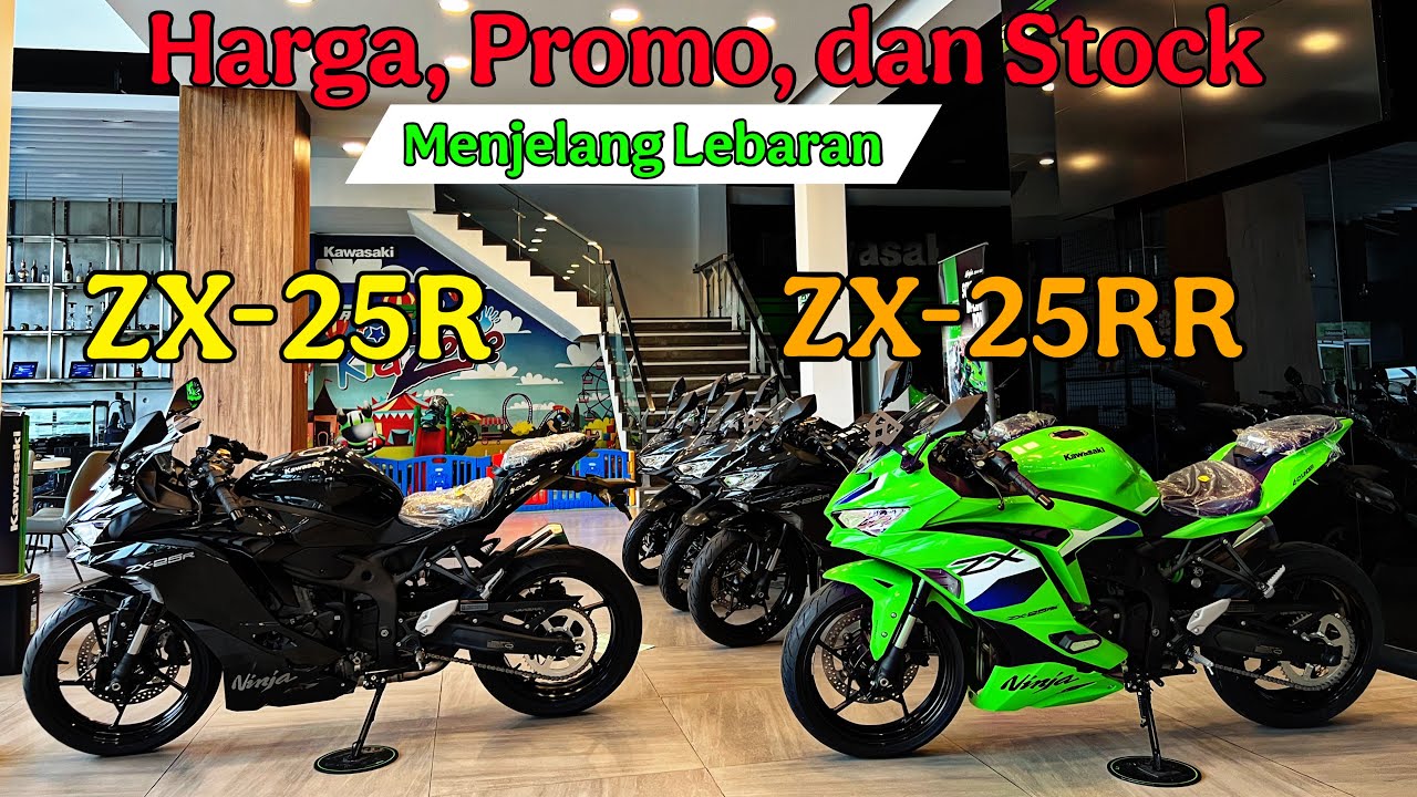 ZX-25R dan ZX-25RR Ready Menjelang Lebaran. Info Harga, Stock, Bonus dan Cashback