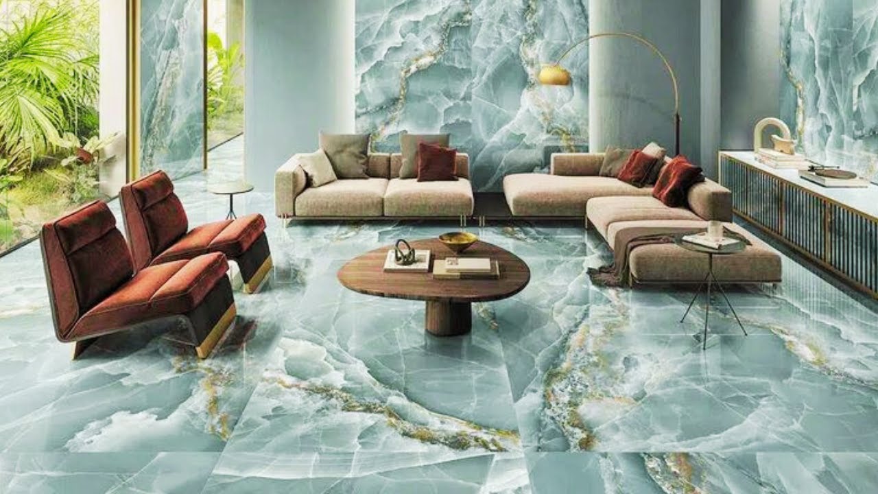 Modern Living Room Floor Tiles Designs Ideas 2025//Ceramic Floor Tiles Colours Home Interior Designs