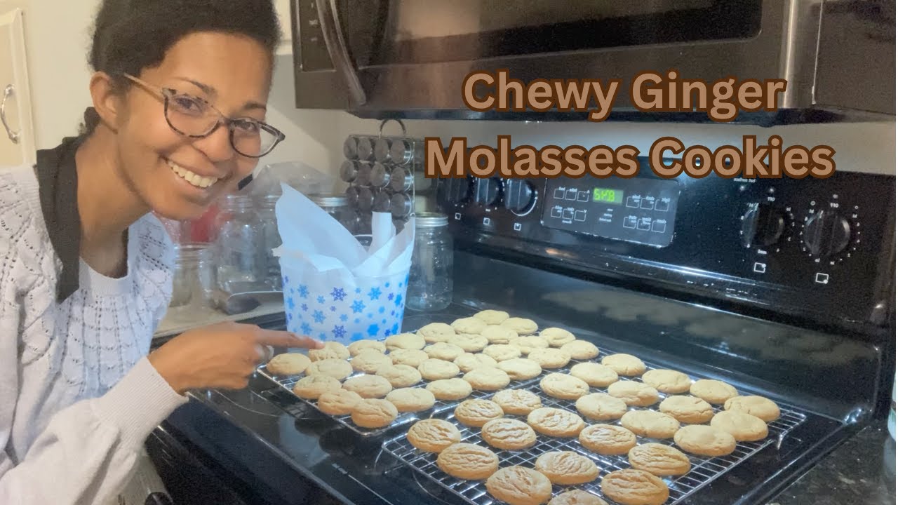 🍪 Soft & Chewy Ginger Molasses Cookies | Easy From-Scratch Recipe 🍪
