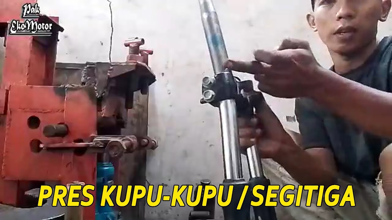 PRES KUPU-KUPU / SEGITIGA SECARA SEDERHANA