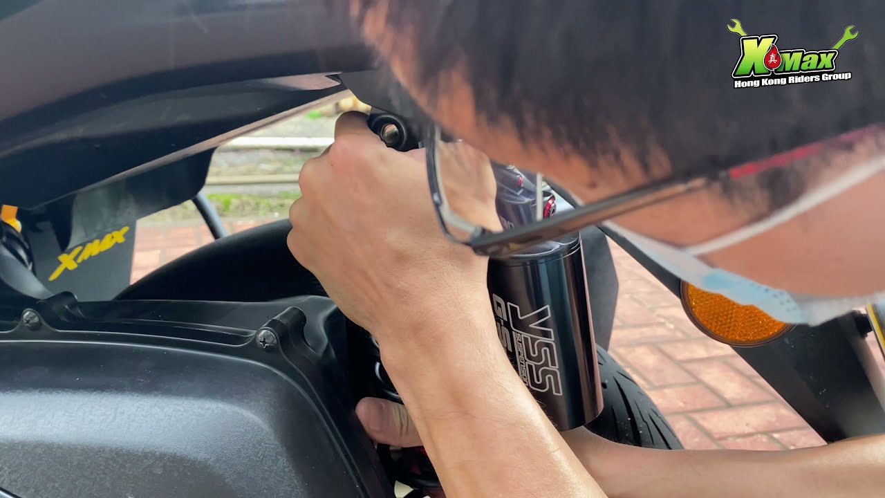 Xmax香港真•車主Diy換後避震篇詳細分享(廣東話)