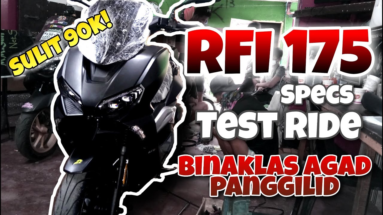 RUSI RFI175  |Test ride | First Impression | Specs | Binuksan agad, Ano kayang panggilid ni rfi175?