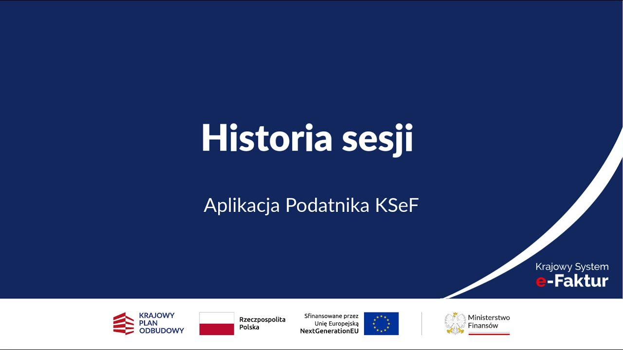 Aplikacja Podatnika KSeF 9 | Historia sesji &ndash; pobieranie UPO faktur VAT