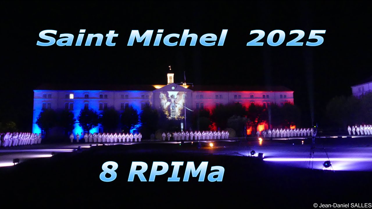 Cérémonie de la Saint Michel au 8RPIMa