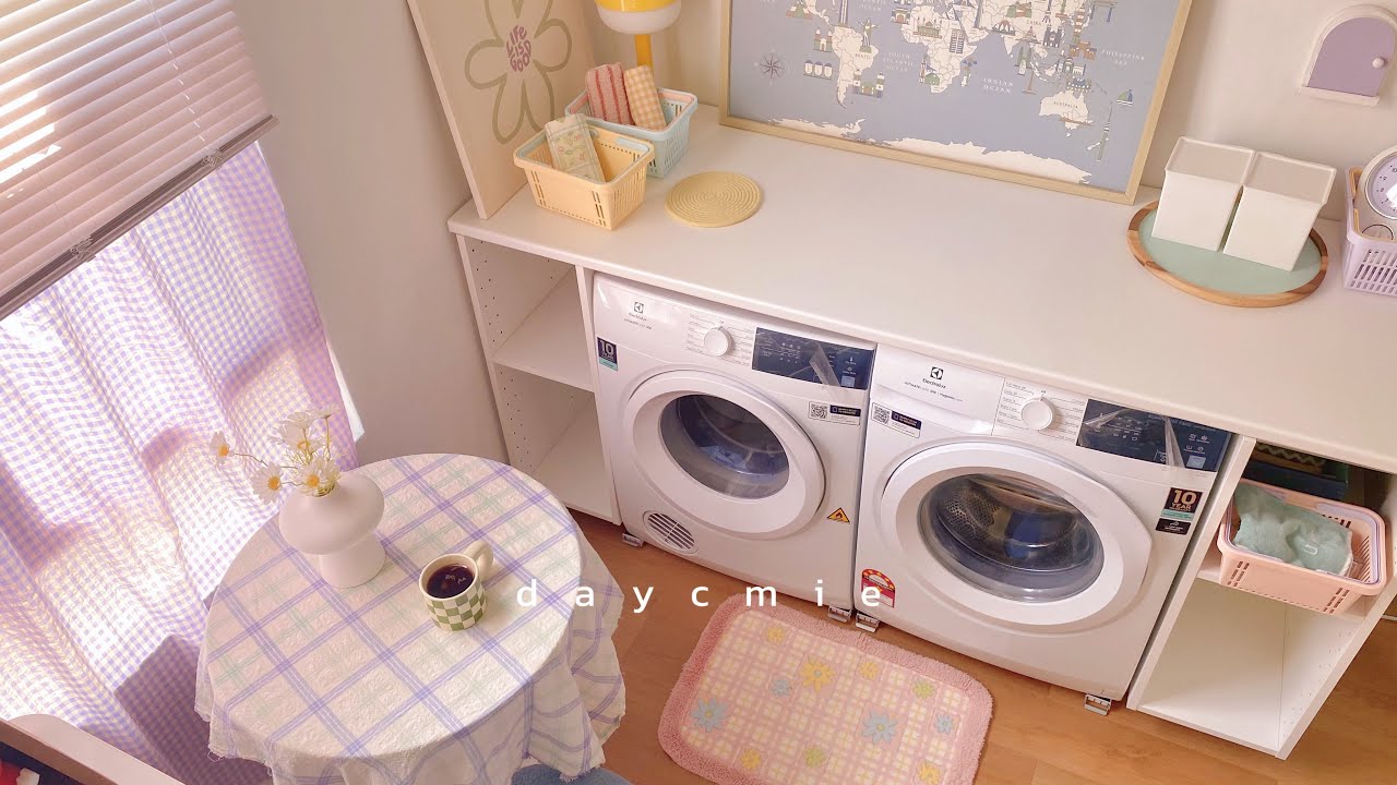 From A Study Room To A Dream Laundry Room - Low Budget