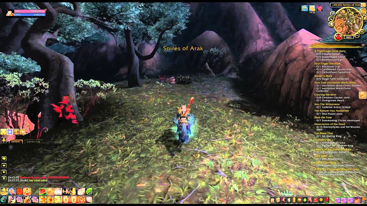 Where is Windswept Terrace WoD Explore Spires of Arak