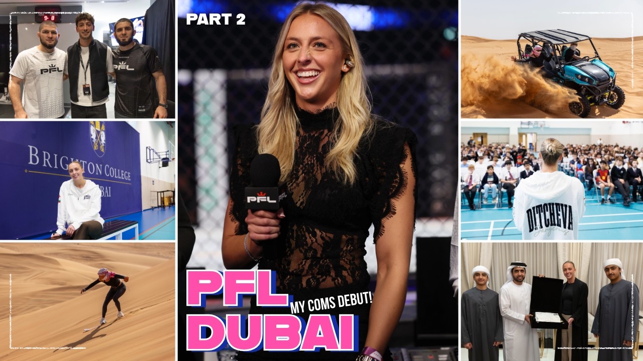 PFL DUBAI | Part 2 | dune biggies, sand boarding, coms debut & lots more