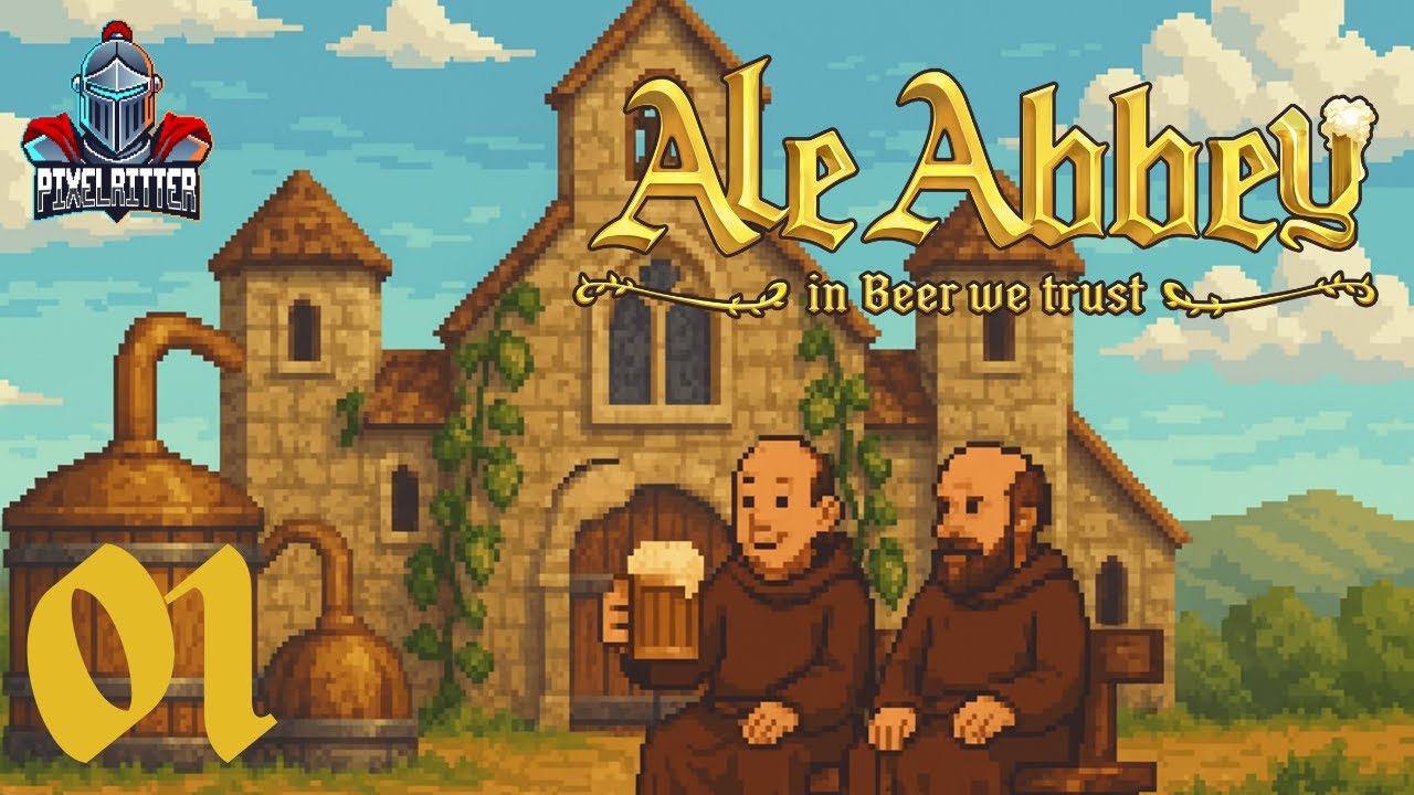 🍺Unsere ersten heiligen, pixeligen Braukünste!🍺 #01 ALE ABBEY - IN BEER WE TRUST🍻