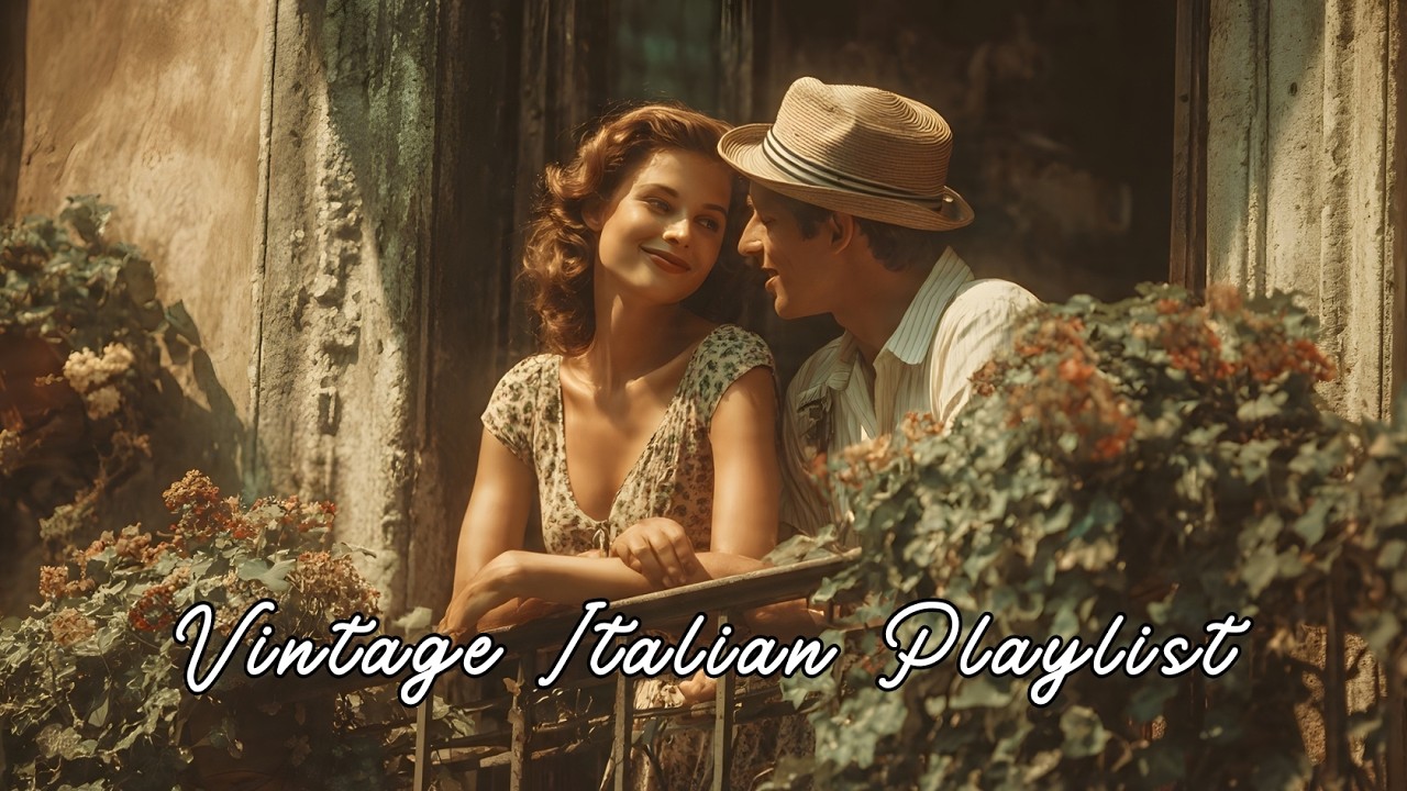 La Dolce Vita sul Balcone 🇮🇹 | Romantic Vintage Italian Love Songs