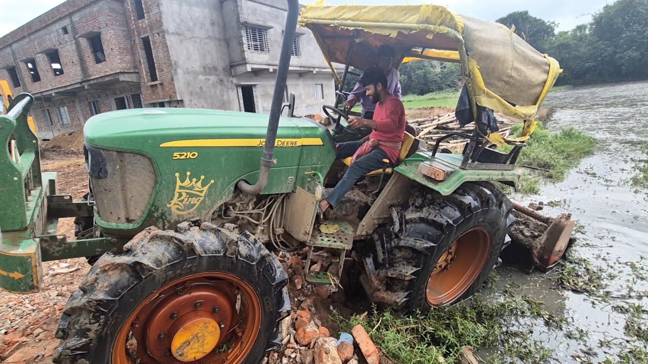 Dada bhai mosti video farming johndeere 5210 4wd 