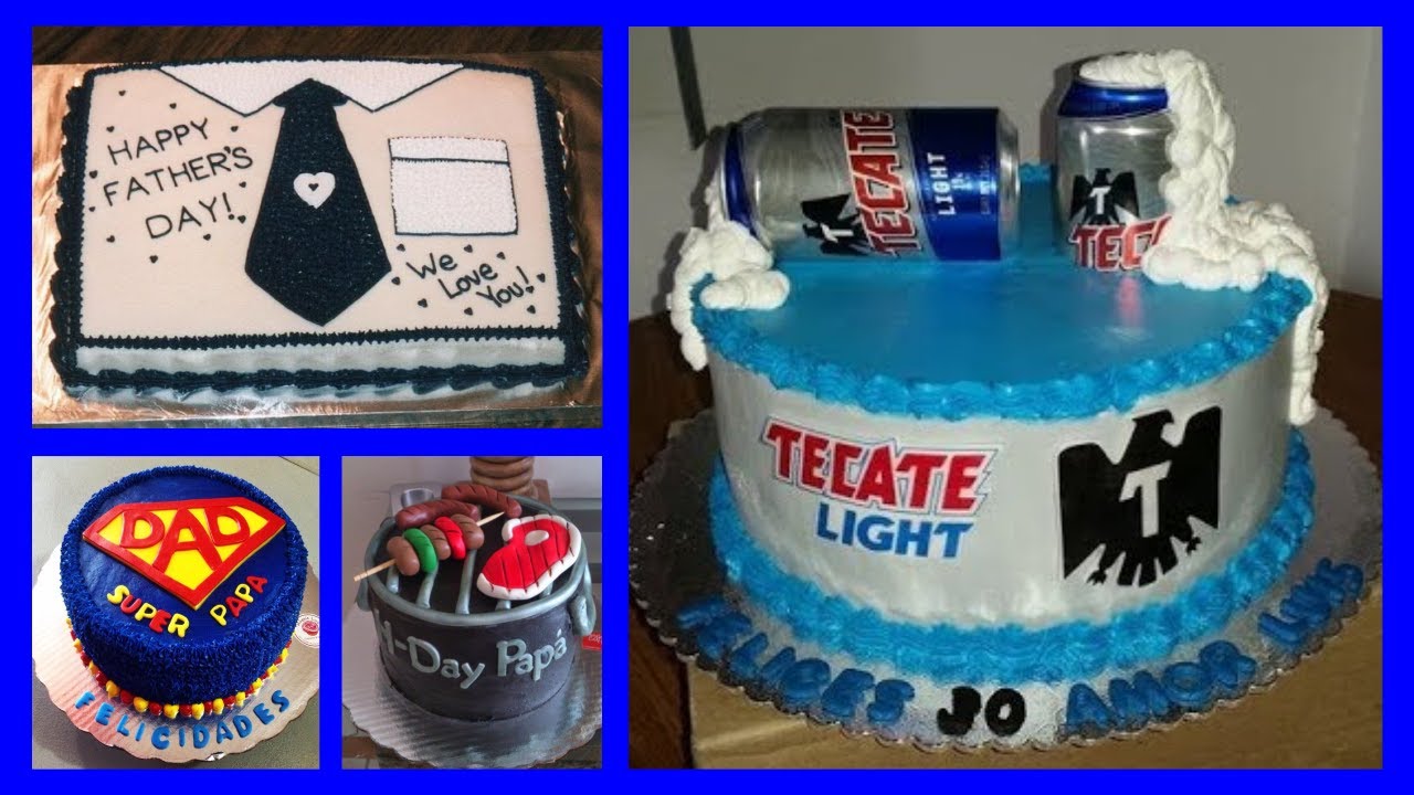 Pasteles para el D&Iacute;A DEL PADRE Originales 2024 🎂🎂🎂 ideas